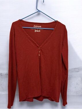 Pact Organic Long Sleeve Henley